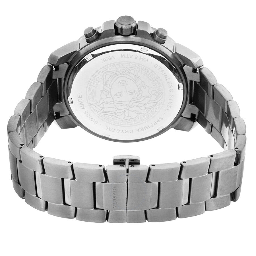Versace New Chrono Quartz Black Dial Men's Watch VE2E00621 - Dawson Watches #3