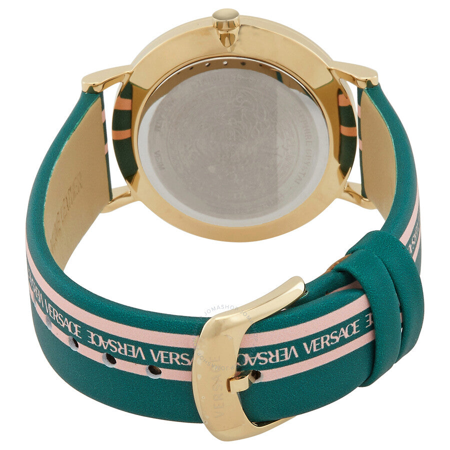 Versace New Generation Quartz Green Dial Ladies Watch VE3M00322 - Dawson Watches #3