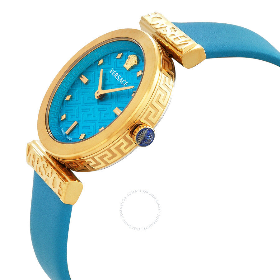 Versace Regalia Quartz Turquoise Dial Ladies Watch VE6J00323 - Dawson Watches #2