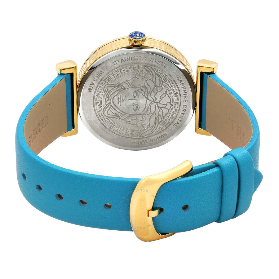 Versace Regalia Quartz Turquoise Dial Ladies Watch VE6J00323 - Dawson Watches #3