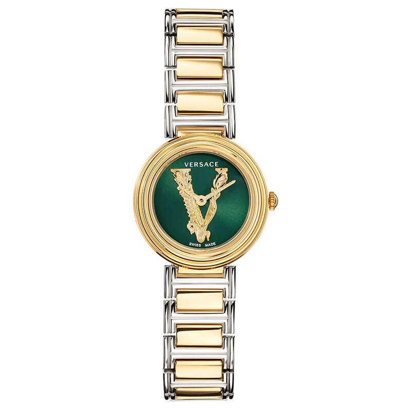 Versace V-Virtus Two-Tone Women's Watch VET300821 - The Watches Men & CO