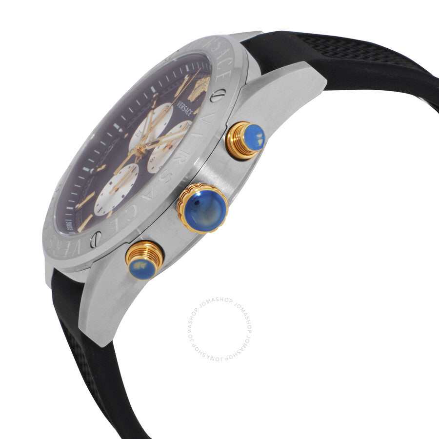 Versace V-Chrono Chronograph Quartz Black Dial Men's Watch VEHB00119 - Dawson Watches #2