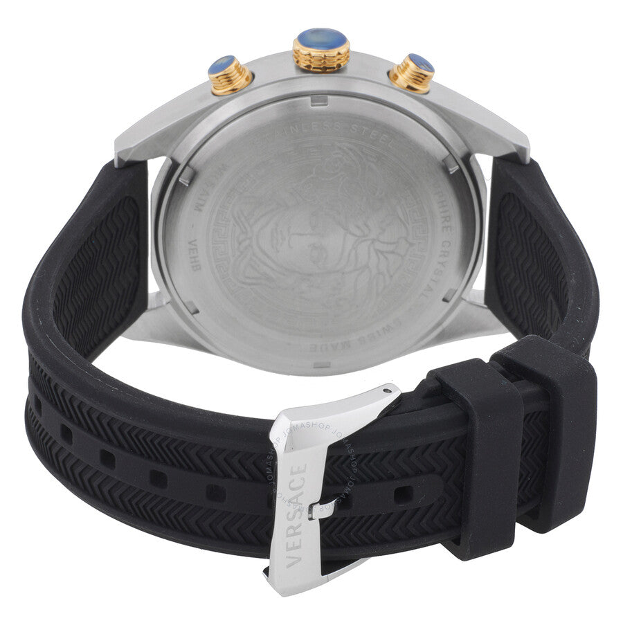 Versace V-Chrono Chronograph Quartz Black Dial Men's Watch VEHB00119 - Dawson Watches #3