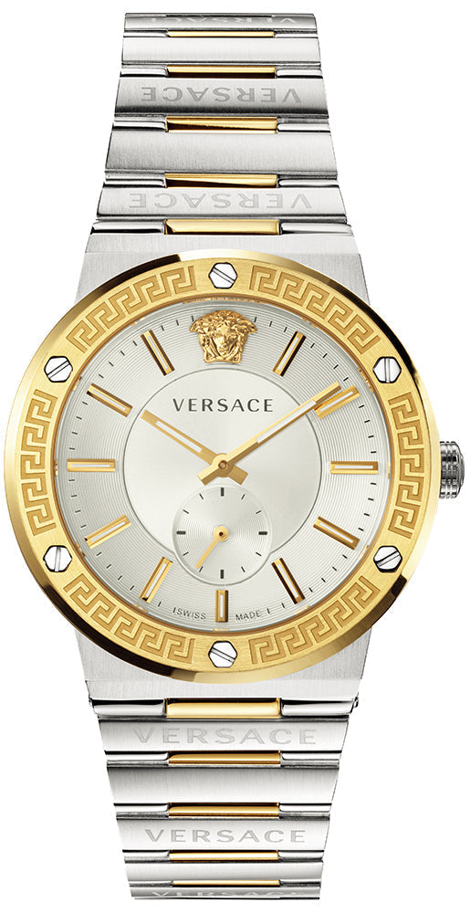 Versace Greca Silver White Dial Men's Watch VEVI00320 - Dawson Watches