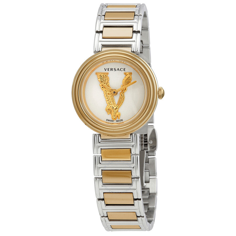 Versace Virtus Quartz Silver Dial Ladies Watch VET300721 - Watch