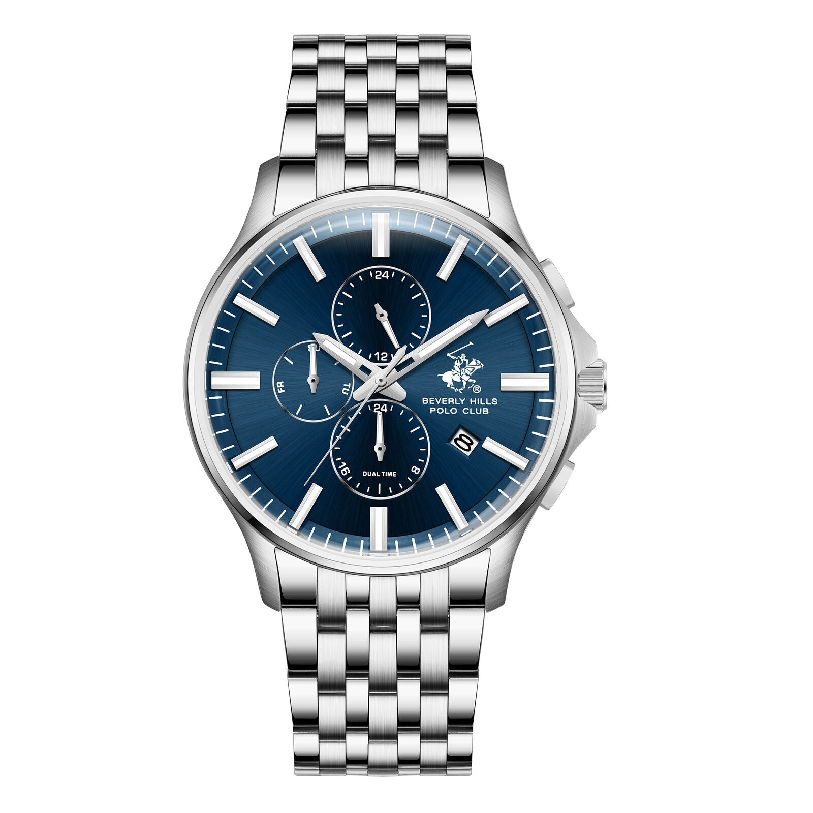 Beverly Hills Polo Club Silver Stainless Steel Watch BP3852X.390 BP3852X.390 - Image 1