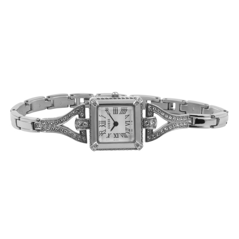 Guess Flawless Diamond Silver Dial Ladies Watch W0137L1