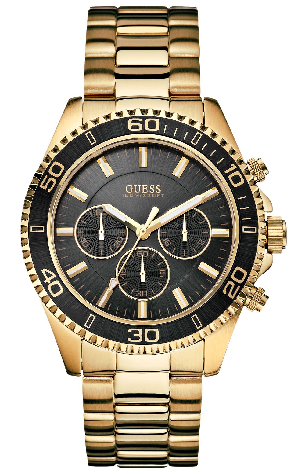 Guess Analogue Black Dial Men's Men's Watch W0170G2 - Dawson Watches
