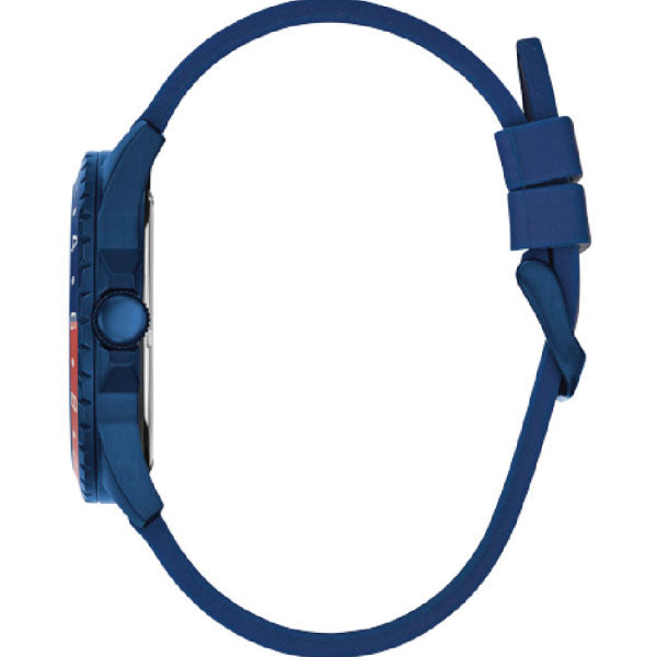 Guess Men's Blue Analog Silicone Band Men's Watch W1108G1 - Dawson Watches #2