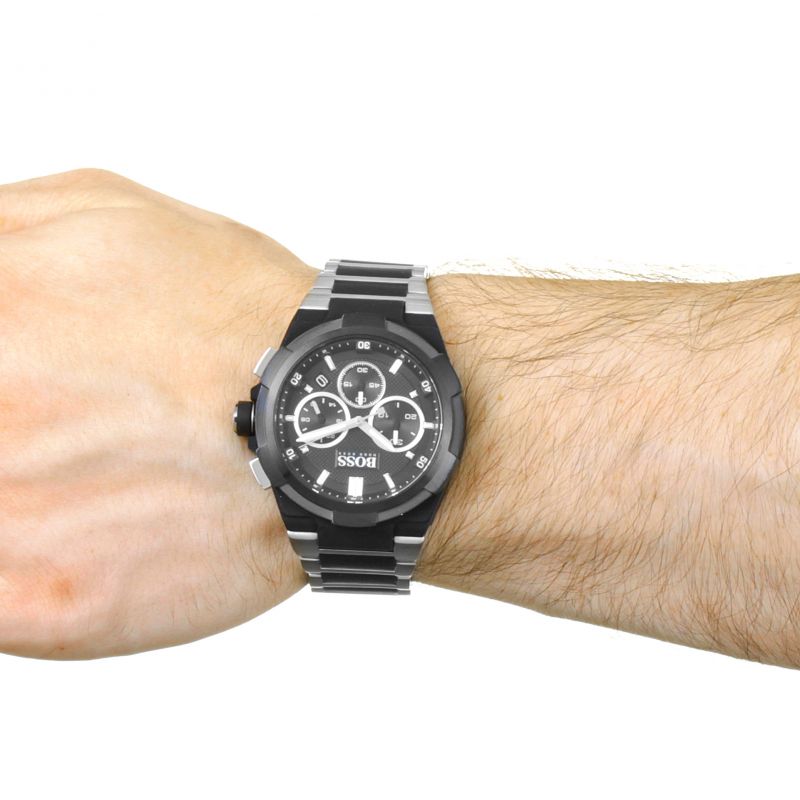 Hugo Boss Supernova Chronograph Black Dial Men's Watch 1513368