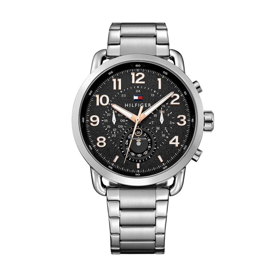 Tommy Hilfiger Briggs Chronograph Black Dial Men's Watch 1791422