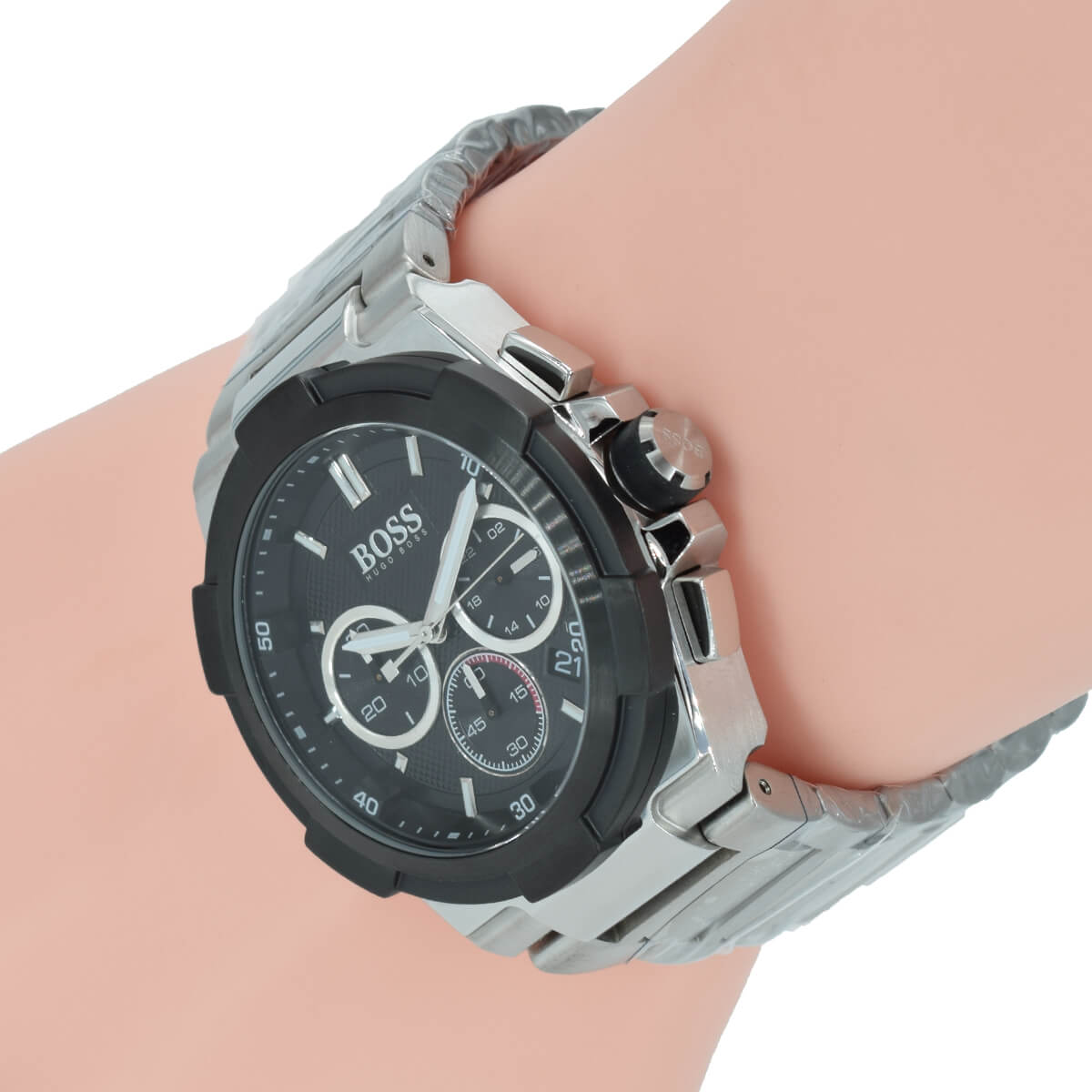Hugo Boss Supernova Chronograph Black Dial Men's Watch 1513359 Water resistance: 50 meters Movement: Quartz
