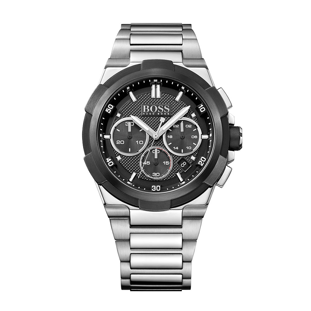 Hugo Boss Supernova Chronograph Black Dial Men's Watch 1513359 Water resistance: 50 meters Movement: Quartz