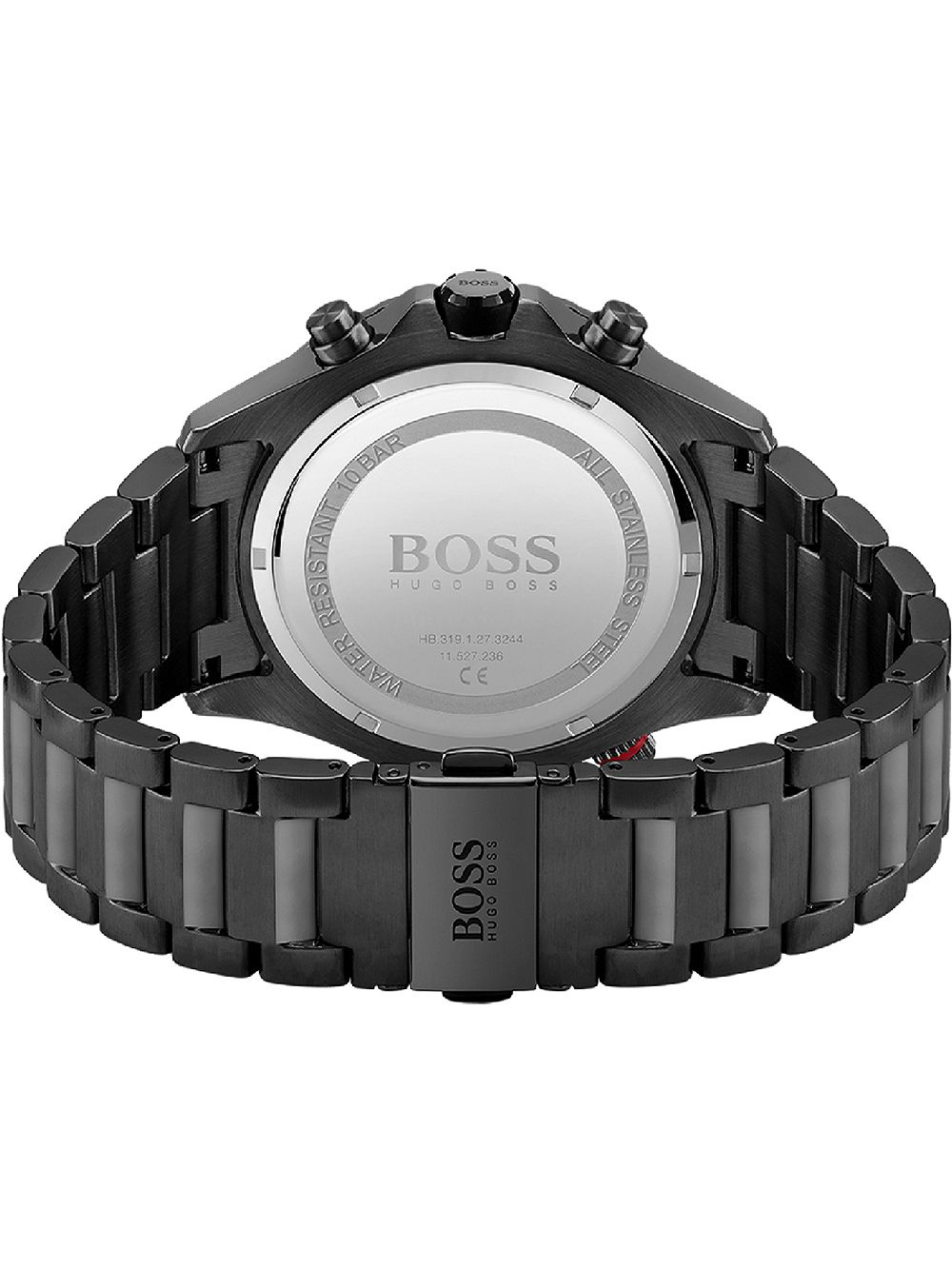 Hugo Boss Globetrotter Black Chronograph Men's Watch 1513825 - Dawson Watches #3