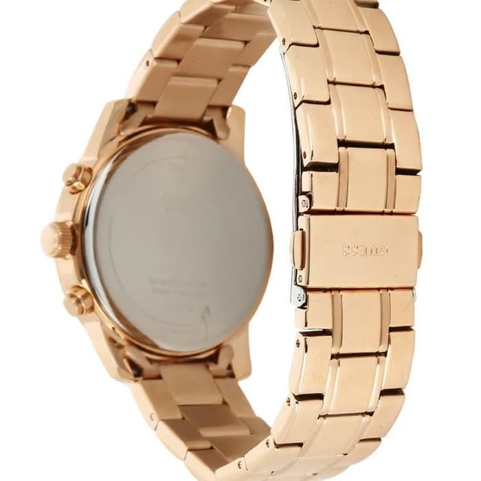 Guess Mini Sunrise Diamond Rose Gold Ladies Watch W0623L2