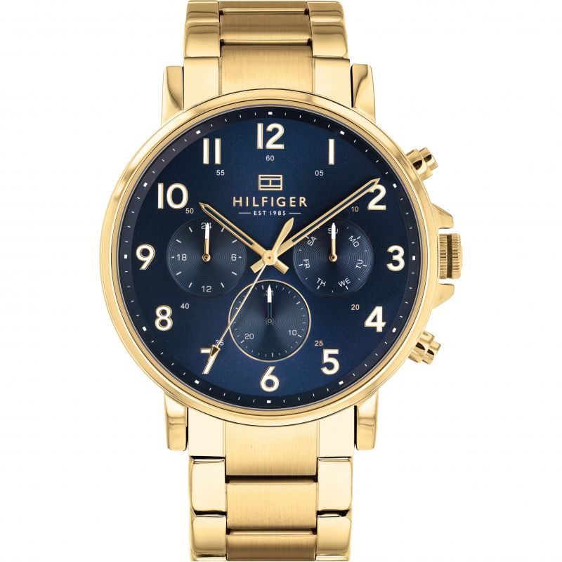 Tommy Hilfiger Multi-function Gold Steel Men's Watch 1710384