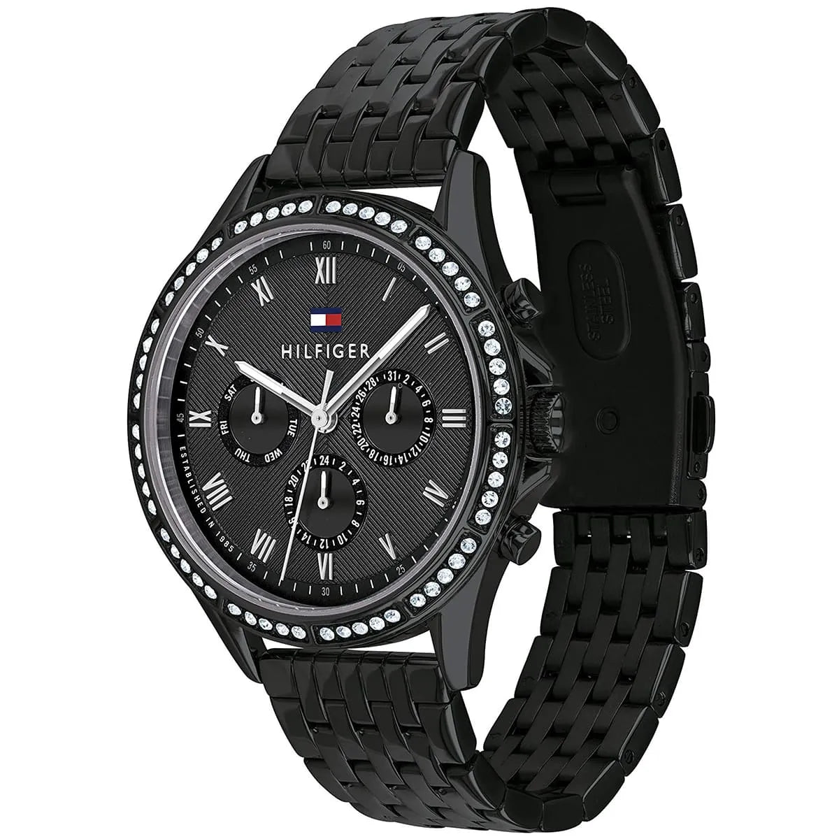 Tommy Hilfiger Ari Multifunction Black Women's Watch - 1782144