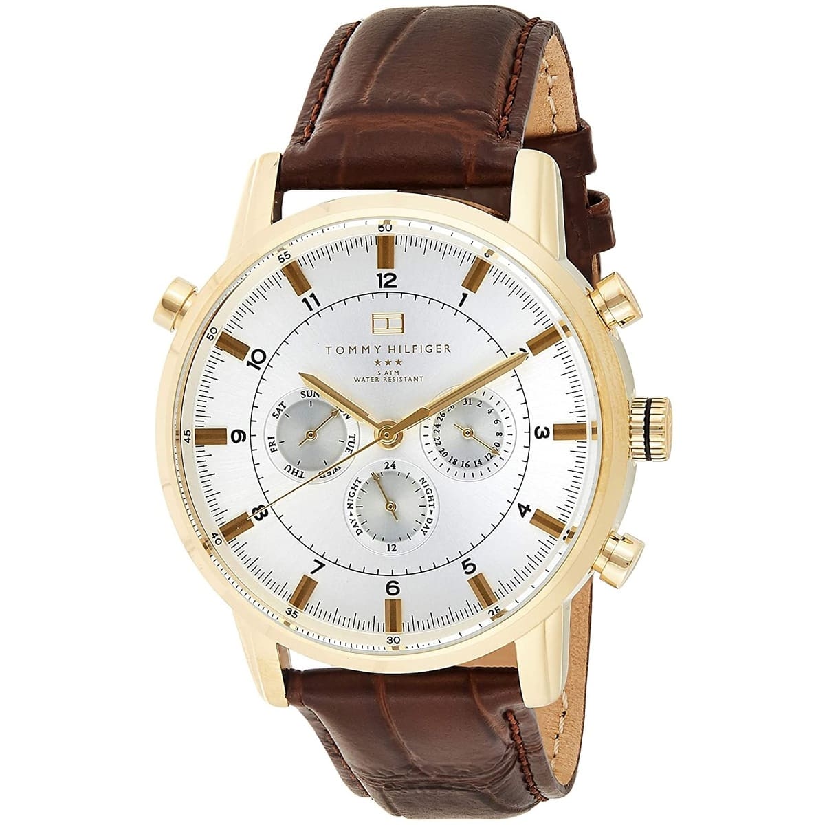 Tommy Hilfiger GMT Gold-plated Men's Watch 1790874