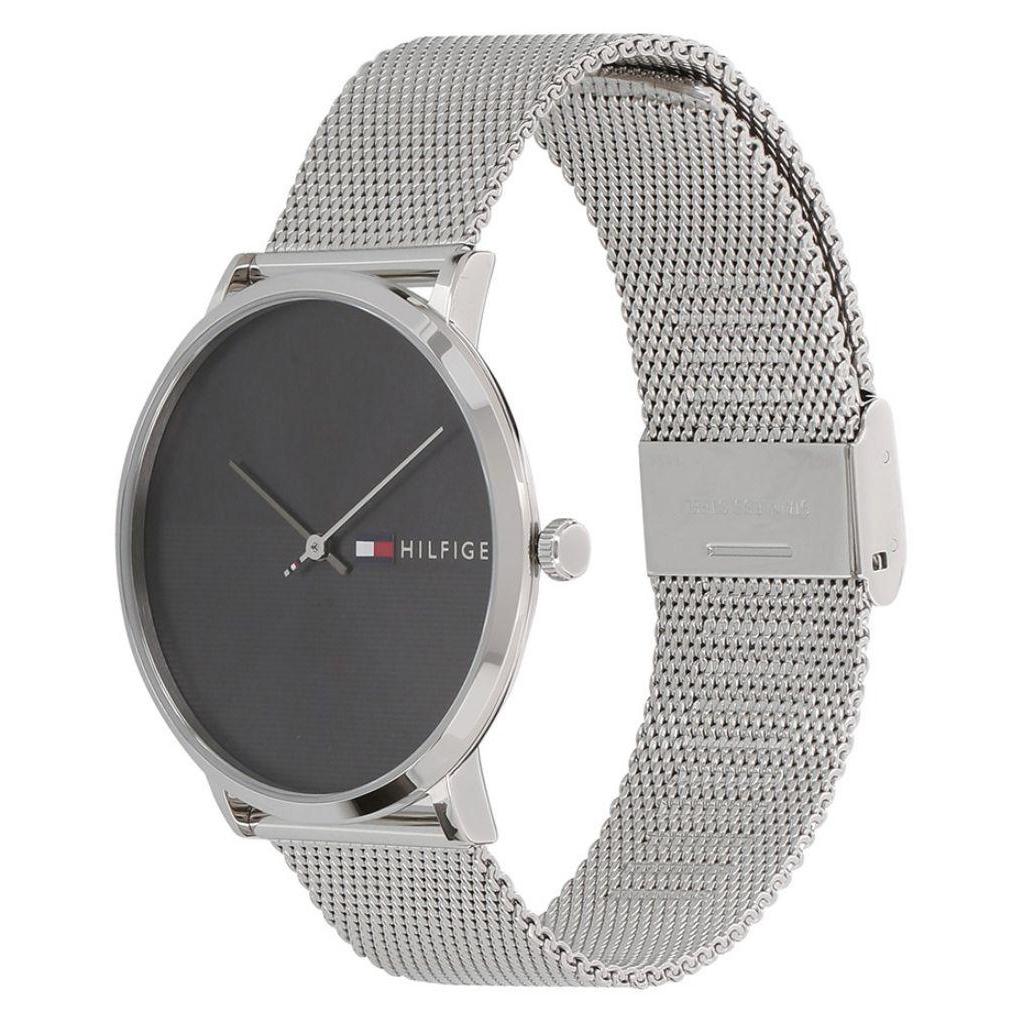 Tommy Hilfiger Men's Silver Mesh Watch 1791465