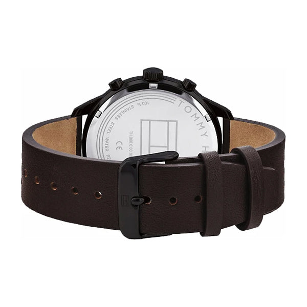 Tommy Hilfiger Modern Brown Leather Men's Watch 1791577