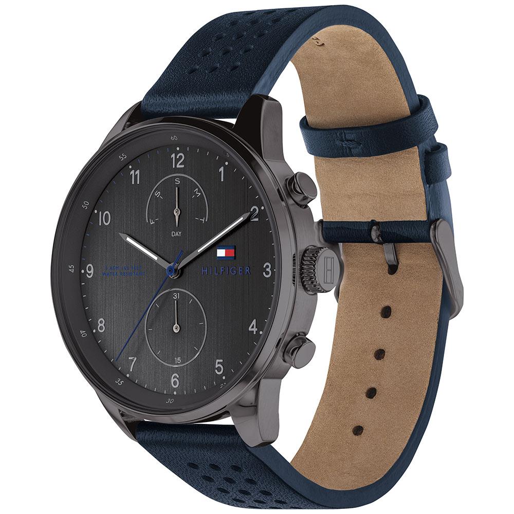 Tommy Hilfiger Blue Leather Men's Watch 1791578