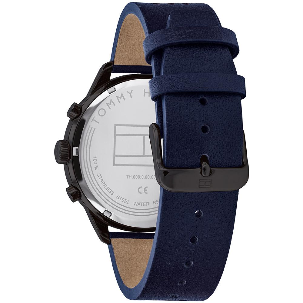 Tommy Hilfiger Blue Leather Men's Watch 1791578