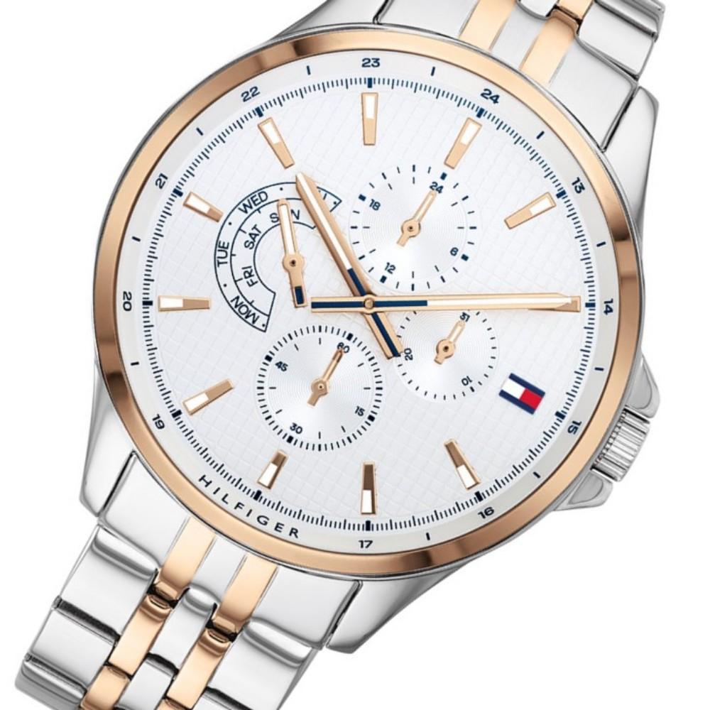 Tommy Hilfiger Multi-function Two Tone Steel Men's Watch 1791617