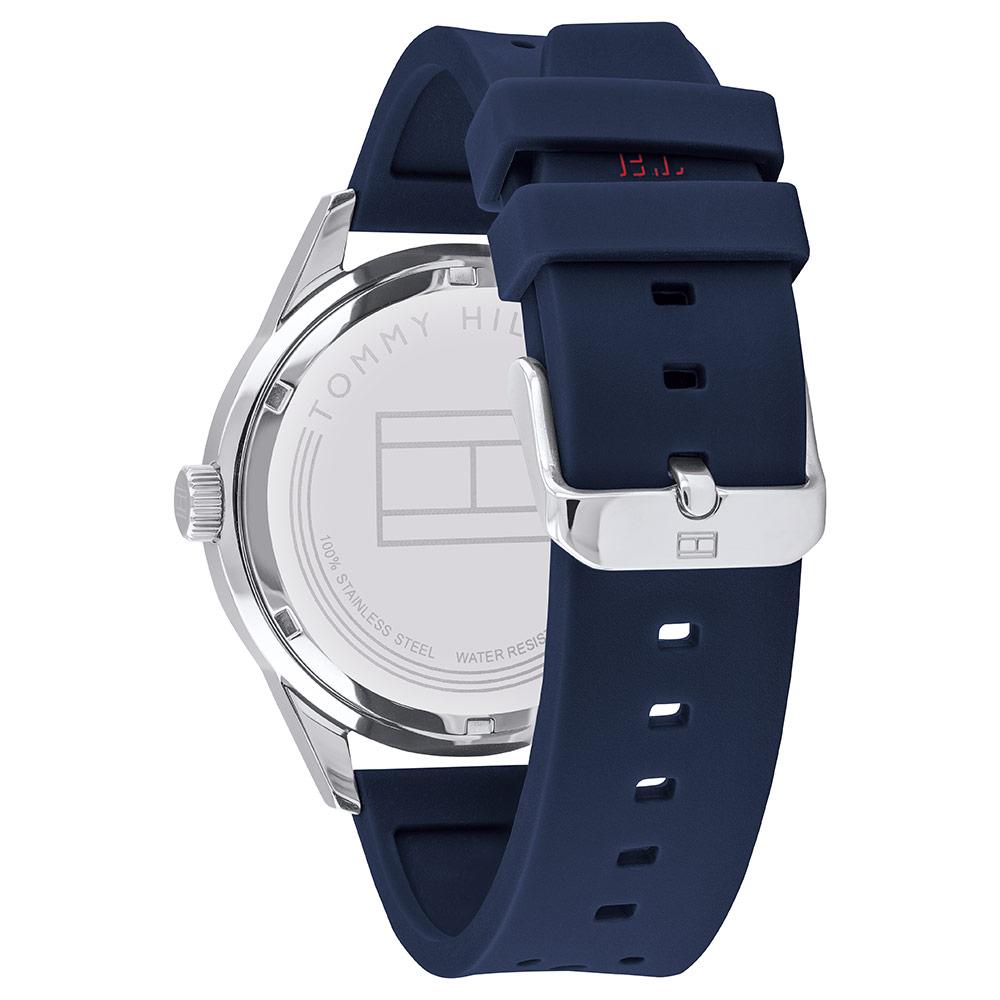 Tommy Hilfiger Multi-function Blue Silicone Men's Watch 1791635