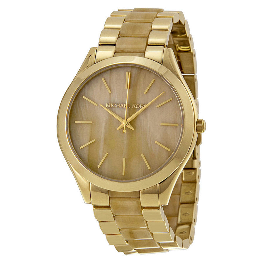 Michael Kors Slim Runway All Gold Ladies Watch MK4285