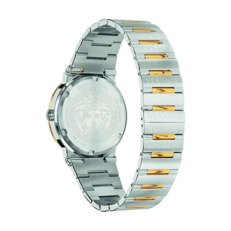 Versace Greca Silver Green Dial Men's Watch VEVI00420 - Dawson Watches #2