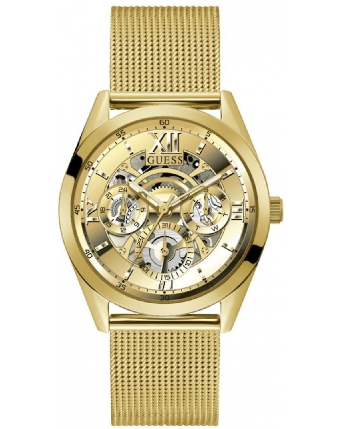 Guess Tailor Gold Tone Mesh Strap Men's Watch GW0368G2