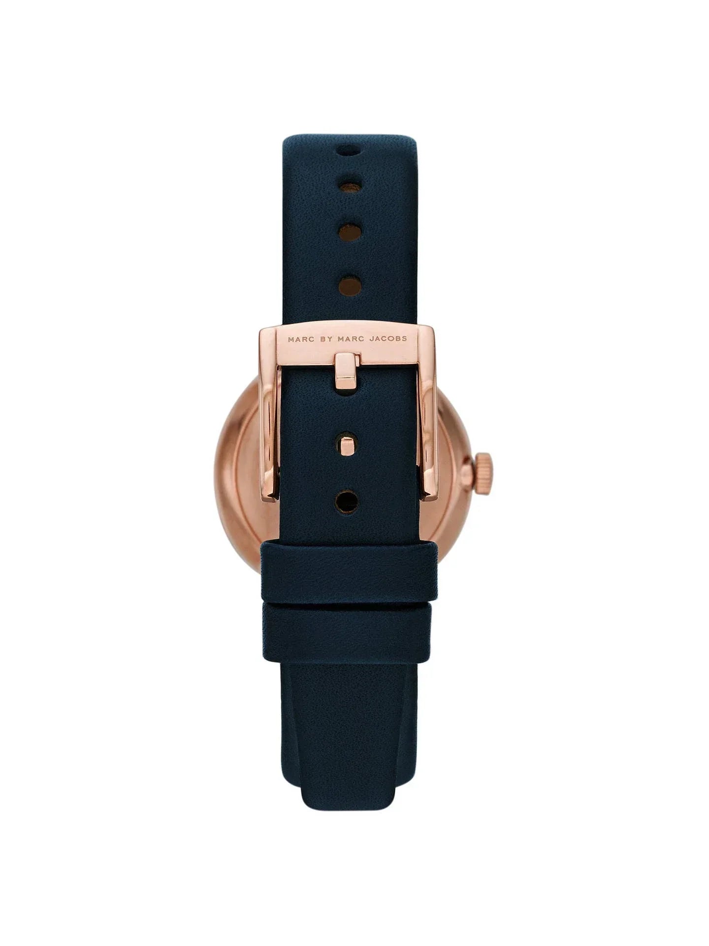 Marc Jacobs Baker Navy Dial Leather Strap 28mm Ladies Watch MBM1331