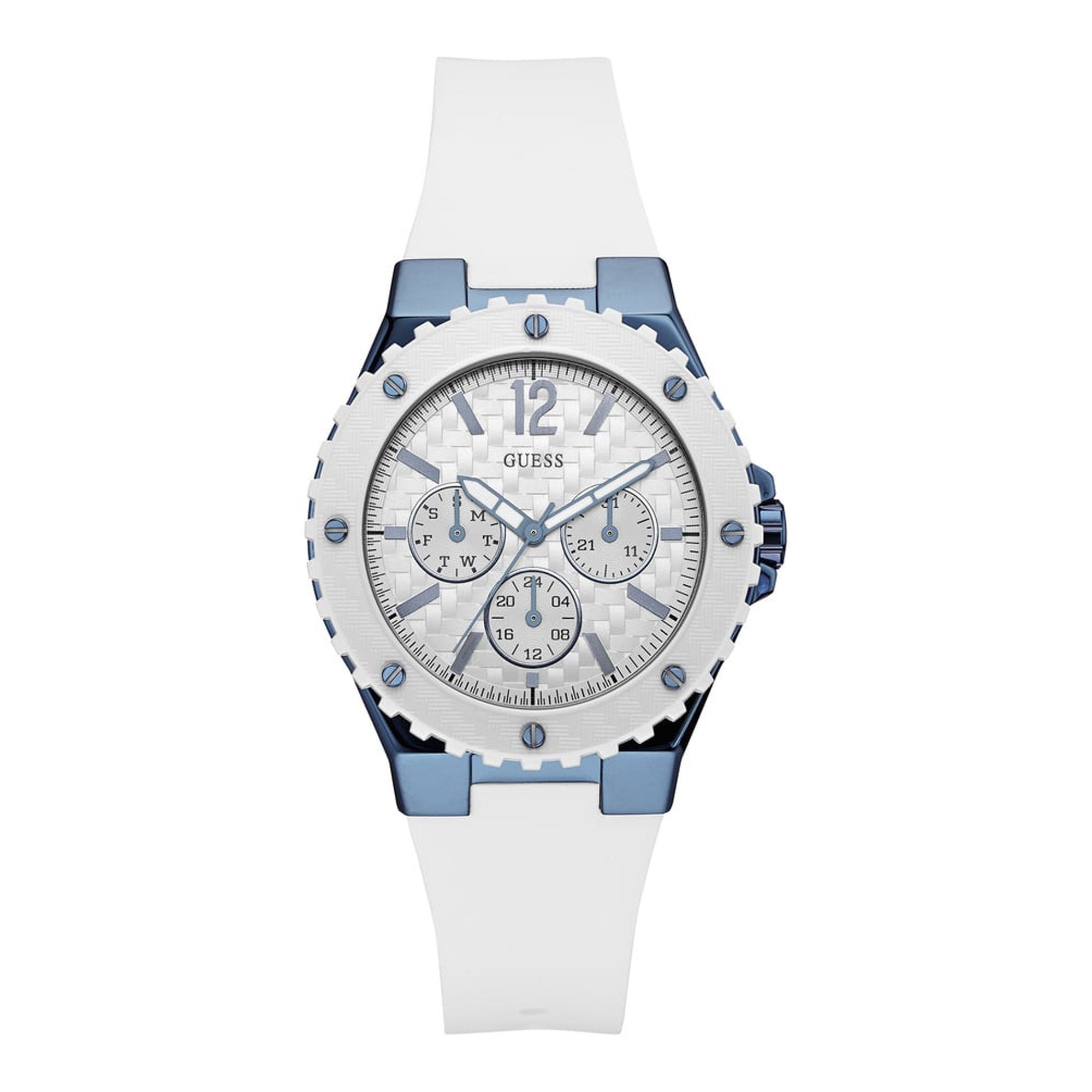 Guess Overdrive Multi-function Display Silicone Strap Women's Watch  W0149L6 - Dawson Watches