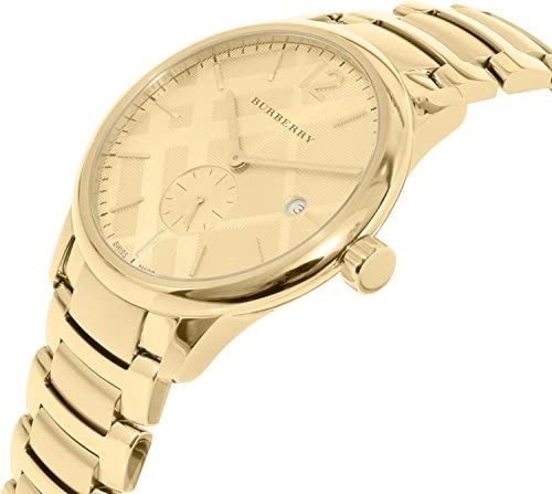 Burberry Men’s Swiss made Stainless Steel Gold Dial Men's Watch BU10006 - Dawson Watches #2