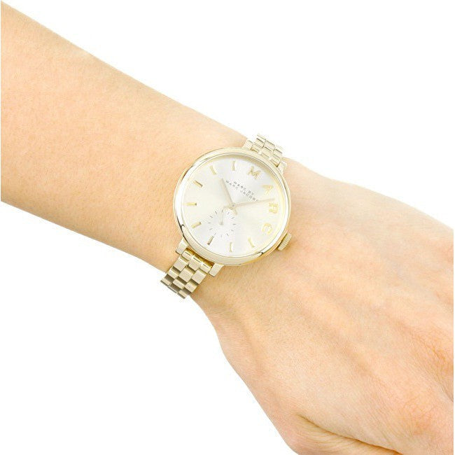 Marc Jacobs Sally Champagne Dial Gold 36mm Ladies Watch MBM3363