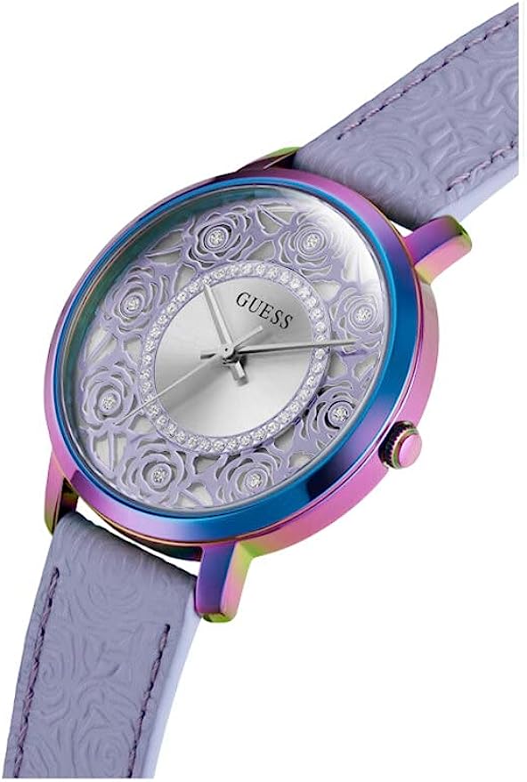 Guess US Women's Iridescent Floral Cutout Analog Women's Watch GW0529L4 - Dawson Watches #3