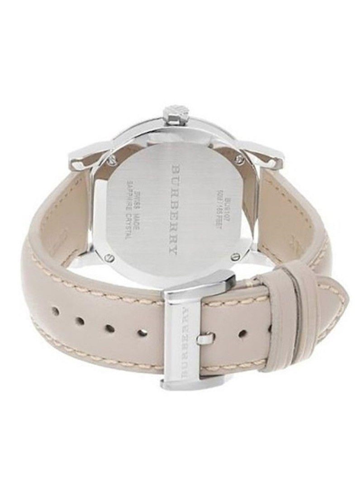 Burberry Women's Large Check Tan Leather Strap Women's Watch BU9107 - Dawson Watches #3