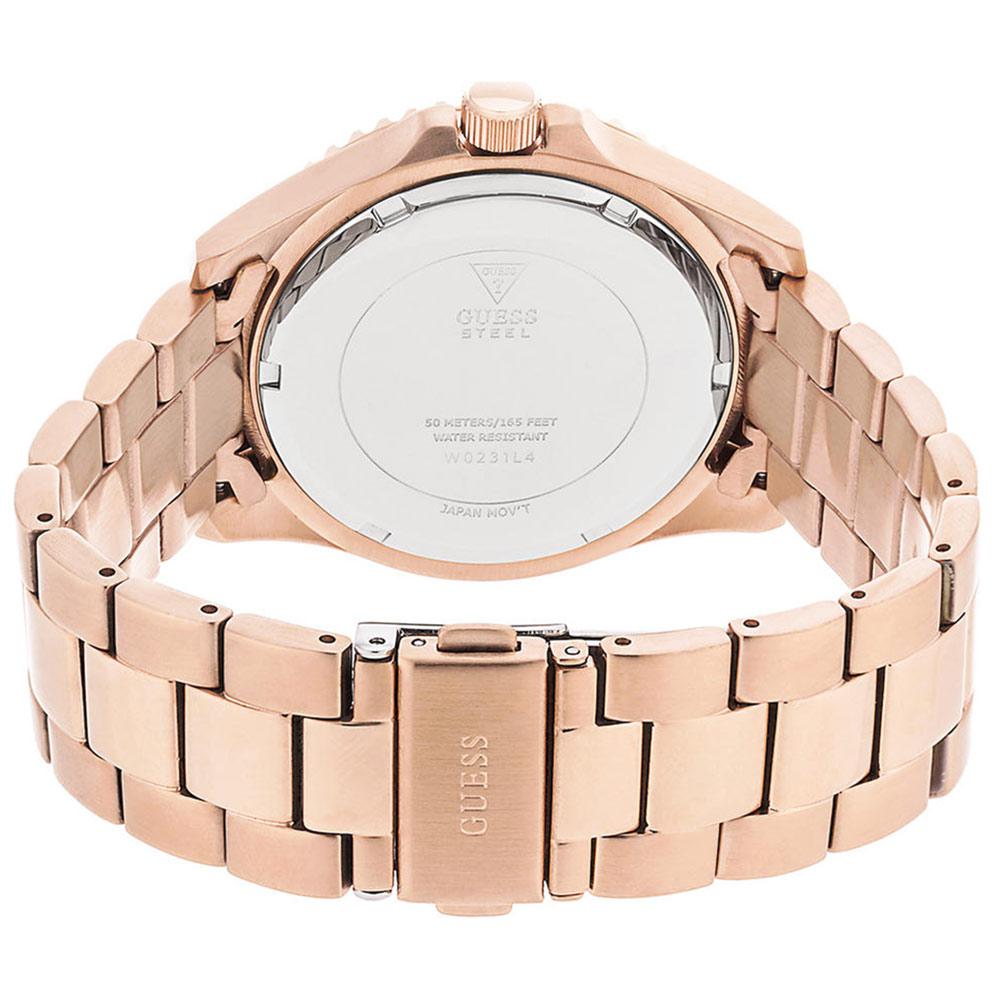 Guess Multi-Function Rose Gold Men's Watch W0231L4