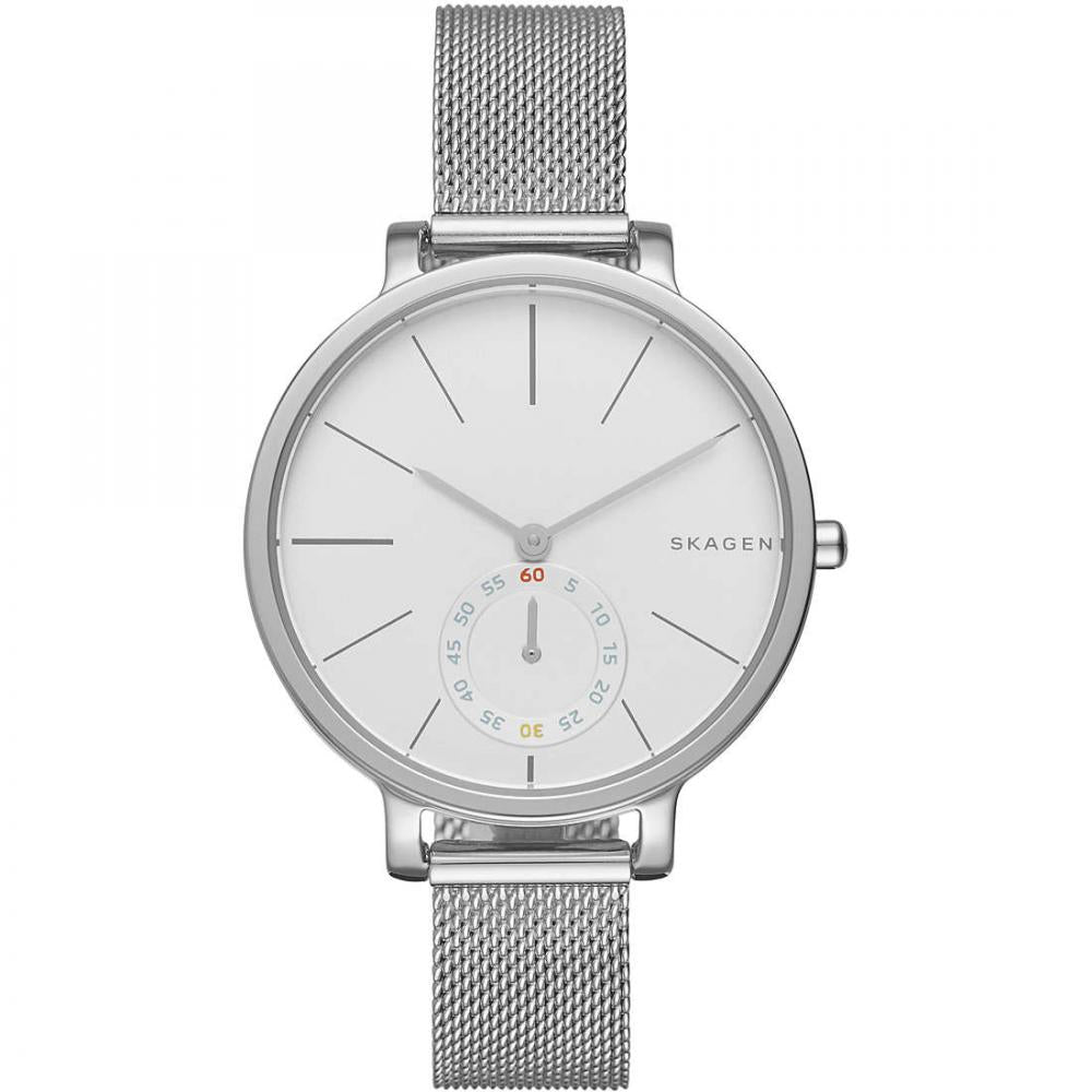 Skagen Hagen White Dial Silver Ladies Watch SKW2358