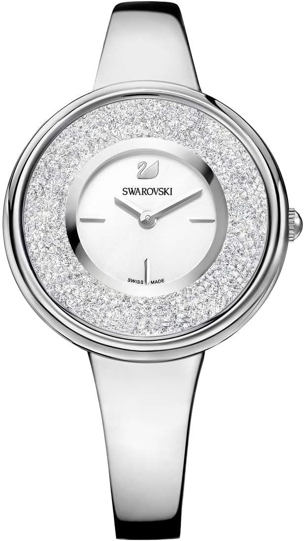 Swarovski Crystalline Pure 850 Crystals Silver Dial Silver Steel Women's Watch 5269256