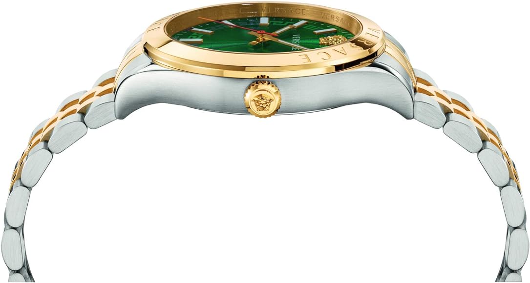 Versace Hellenyium Two-Tone Green Dial Men's Watch VEVK00620 - Dawson Watches #2