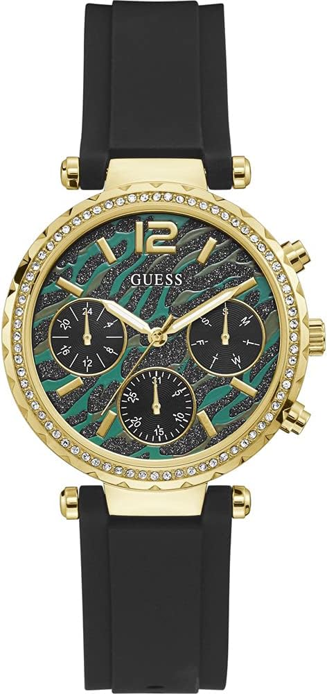 Guess Solstice Green Dial Women's Watch GW0113L1