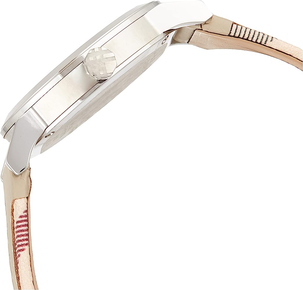 Burberry Women's Swiss The City Haymarket Check and White Leather Strap Women's Watch BU9132 - Dawson Watches #2