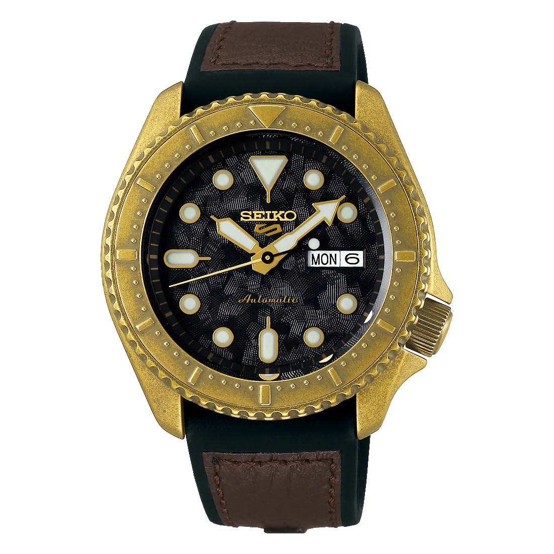 Seiko 5 Sports Automatic Black Dial Men's Watch SRPE80K1