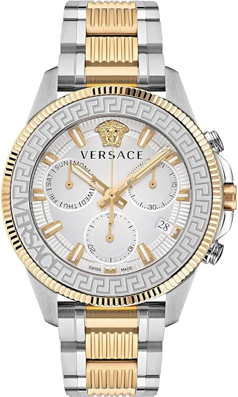 Versace Greca Action Chronograph Two-Tone Men's Watch  VE3J00522 - Dawson Watches