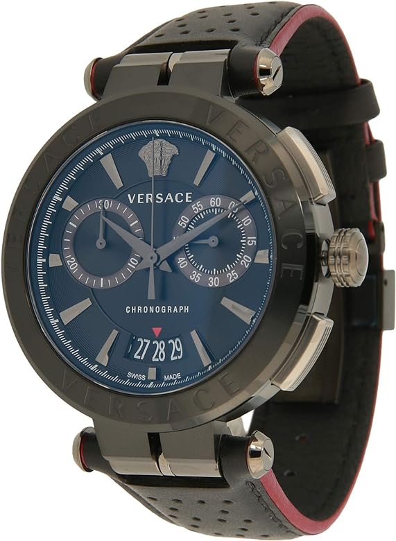 Versace Aion Chronograph All Black Men's Watch VBR030017 - Dawson Watches #2