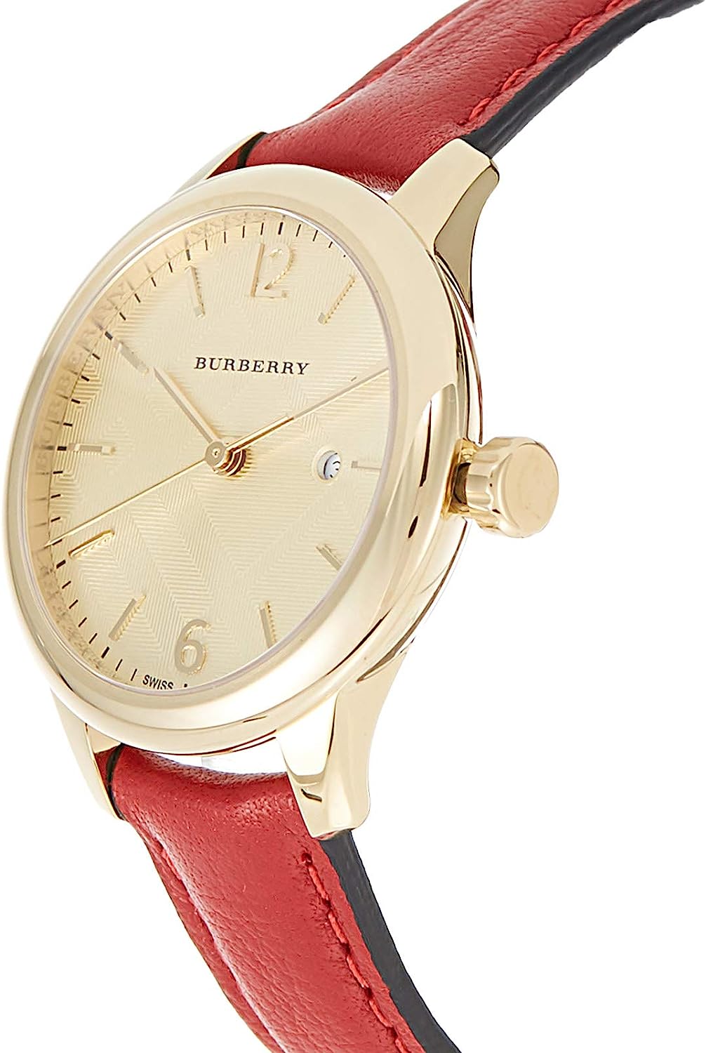 BURBERRY Ladies The Classic Round Leather Strap Women's Watch BU10102 - Dawson Watches #2