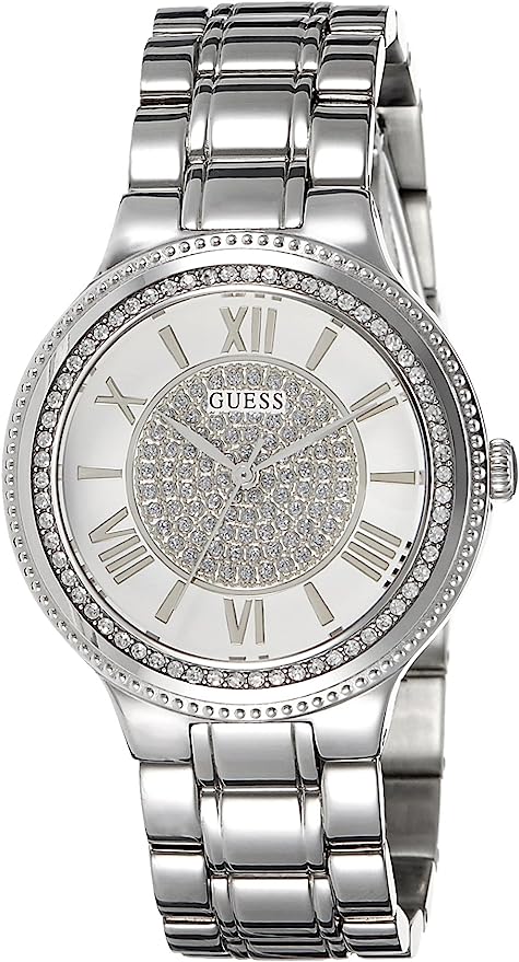 Guess Women's Silver Stainless Steel and Silver Dail Women's Watch  W0637L1 - Dawson Watches