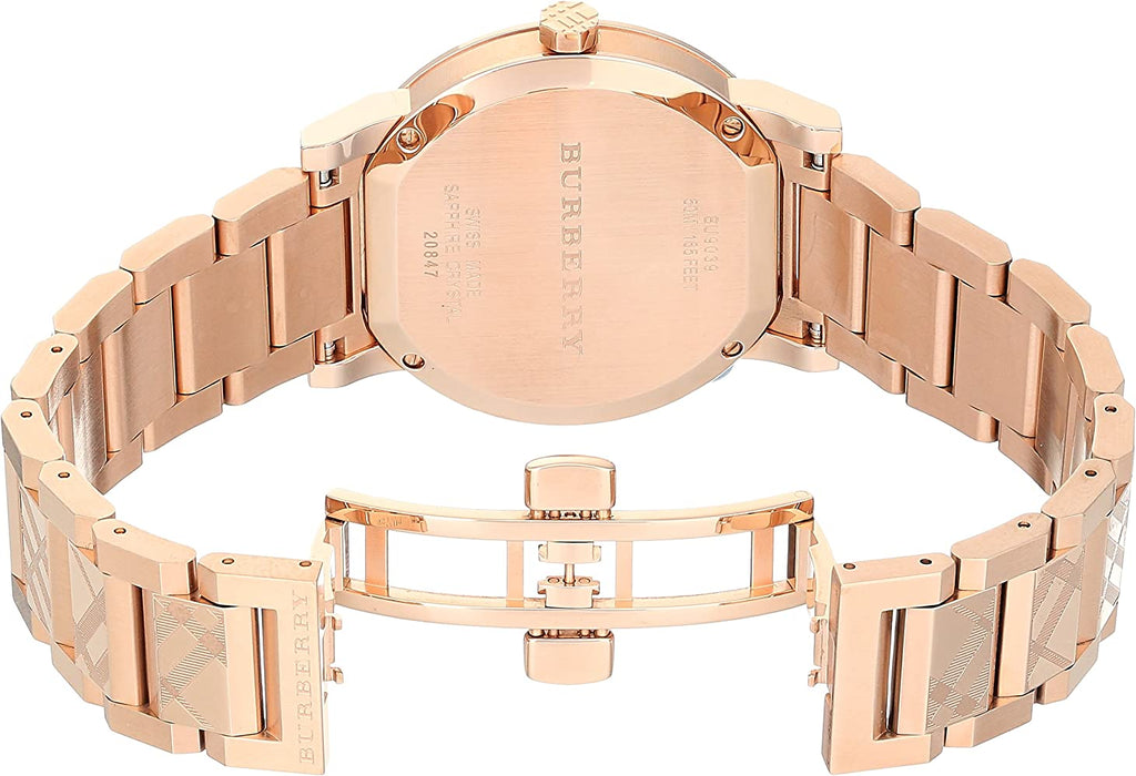 Burberry Rose Gold-Tone Dial Stainless Steel Quartz Women's Watch BU9039 - Dawson Watches #3