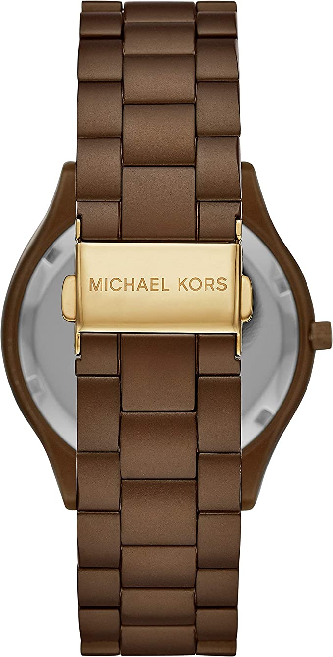 Michael Kors Slim Runway Brown Unisex Watch MK4508 - Dawson Watches #3